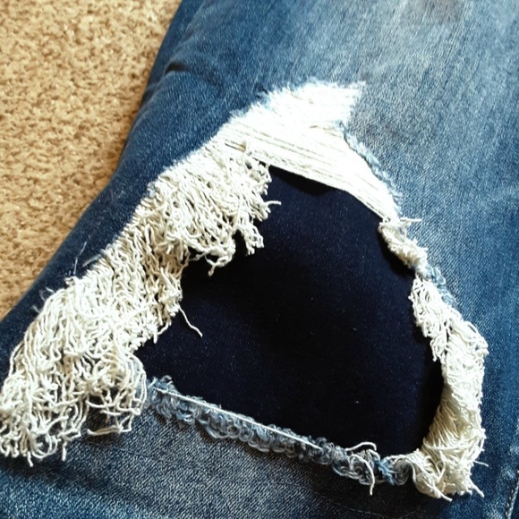 NWT Risen High-Rise Wide-Leg Crop Jeans 9/29 Patched Distressing RDP5716 - Picture 4 of 13